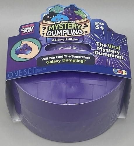 Crazy Fun Squishy Mystery Dumpling 3.5 inch Diameter (Galaxy Mystery Edition) The Viral Original Dumpling Toy! thumbnail 2