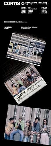CORTIS COLOR OUTSIDE THE LINES Album (Scene 3 Ver.) Photobook + CD + Photocard + Film Sheet (GO!) thumbnail 2
