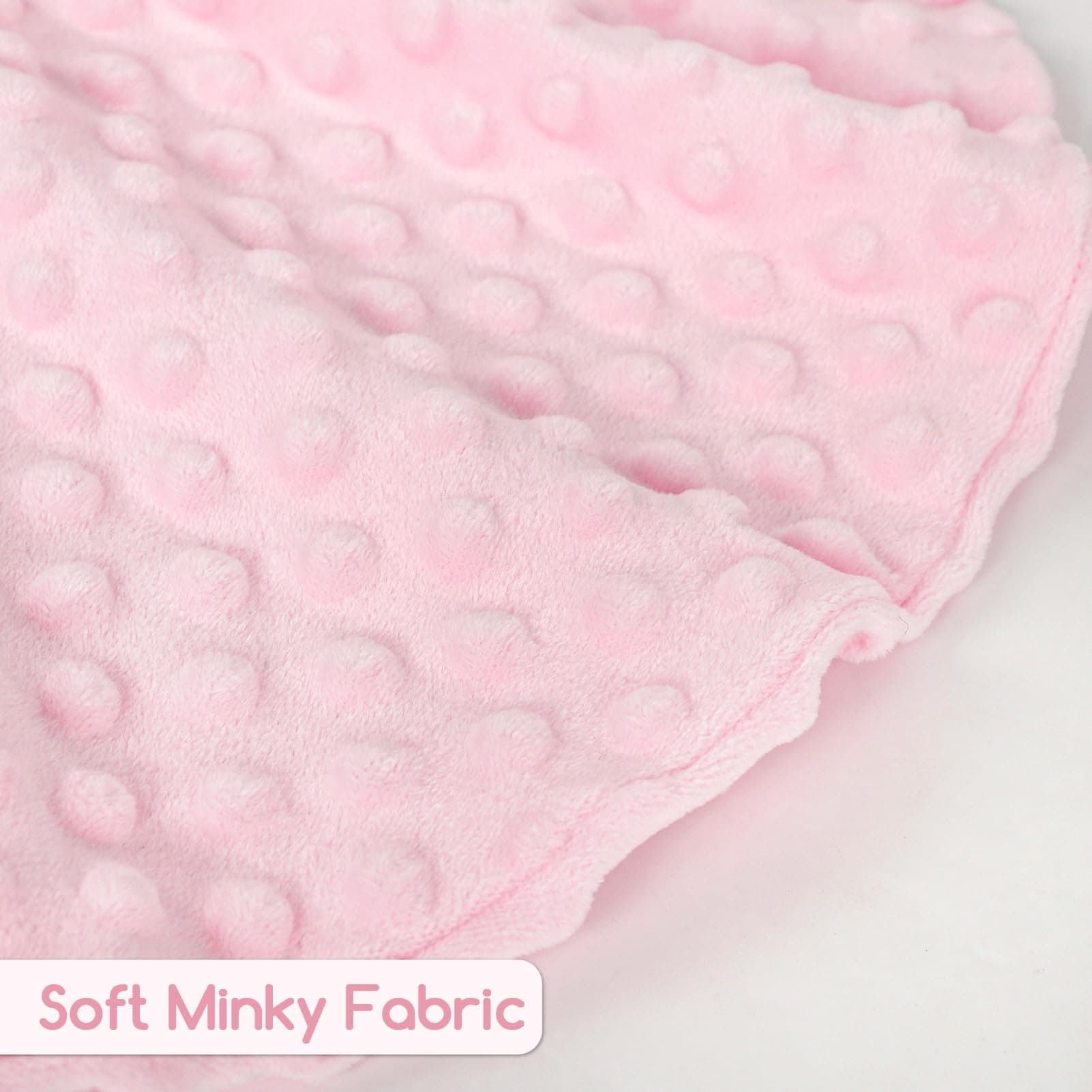 GFU Breastfeeding Pillow for Newborn with Dot Fabric Nursing Cover, Soft Comfortable Nursing Pillow for Breast Feeding and Bottle, Pink thumbnail 5