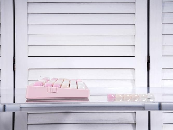 ZORNHER ZH980 Pink Mechanical Keyboard,95% Cat Keyboard Cute,Kawaii Kitty Keycaps,Pink Gaming Keyboard with Number Pad,Jelly Ceramic Keycap,Creamy Sounding Switches thumbnail 9