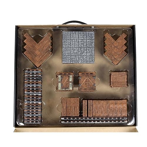 WizKids Warlock Tiles: Base Set – Town & Village II Full Height Plaster Walls thumbnail 4