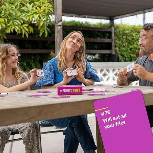 Our Family is So Weird | A Family Card Game to Decide Who’s Most Likely To | 150 Prompt Cards, 6 Dry-Erase Boards & Markers, 3+ Players, Family Game Night, Screen-Free Activity, Thanksgiving Activity thumbnail 7