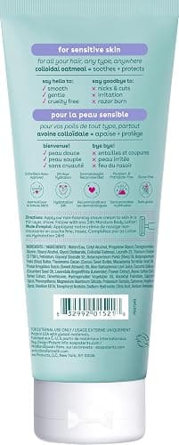 eos Shea Better Sensitive Skin Women's Shave Cream- Fragrance-Free, 2-pack of 7 oz containers thumbnail 5