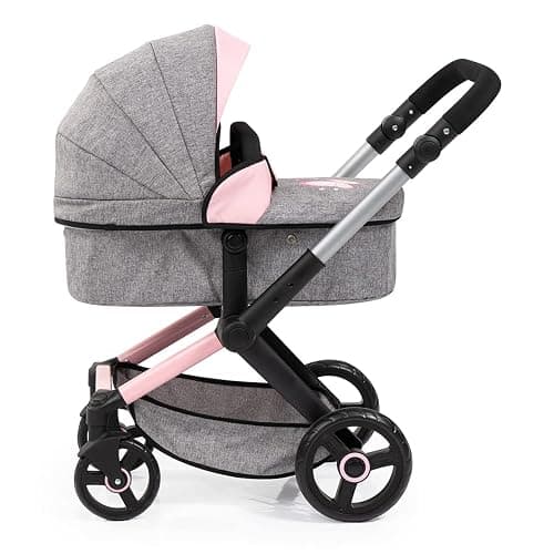 Bayer Pram Xeo Baby Doll Stroller, Convertible Doll Pram for Dolls Up to 20 inch thumbnail 4