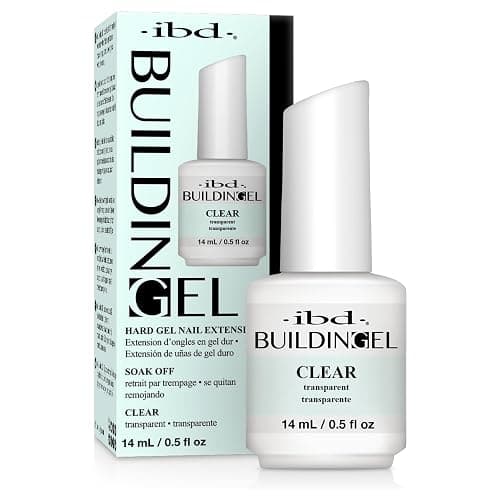 IBD Building Gel – Hard Gel Nail Extension Builder – Transparent Soak-Off Formula for Sculpting & Strengthening Gels Nail Builder – 0.5 oz - Image 1