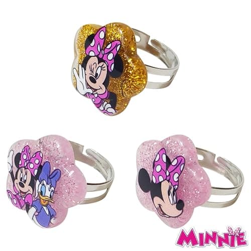 LUV HER Disney Minnie Girls Jewelry Set - Dress up Toy Jewelry Box Sets with Bead Necklace, Bead Bracelet and Ring - Play Accessories - Ages 3+ thumbnail 5