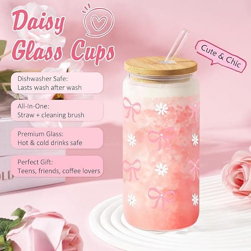 Gifts for Teenage Girls, Teen Girl Gifts Trendy Stuff, Birthday Gifts Preppy Valentines Day Gift for Teen Girls Coquette Cute Set for Girly Tween 12-14 Sweet 16-18 Daughter Sister Niece Friend Pink thumbnail 4