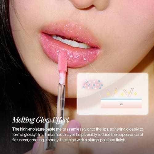 ENTROPY MAKEUP Tulle Lip Gloss, Lightweight 3D Pearl Shimmer, Ultra-Gloss High Shine, Non-Sticky Moisturizing Lip Gloss with Peptide Complex, Robe thumbnail 12