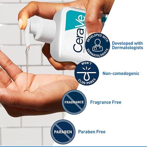 CeraVe Acne Control Cleanser, 2% Salicylic Acid Treatment Formulated With Niacinamide + Ceramides + Oil Absorbing Clay, Gentle Face Wash Helps Clear & Prevent Acne, Fragrance Free, 16 Ounce thumbnail 2
