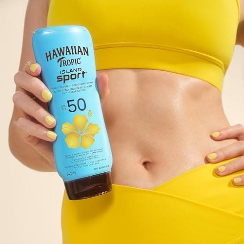 Hawaiian Tropic Island Sport Lotion Sunscreen SPF 50, 240mL | Hawaiian Tropic Sunscreen SPF 50, Sunscreen, Broad Spectrum Sunscreen, Water Resistant Sunscreen, 240mL thumbnail 5