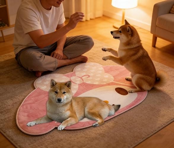 Roffatide Cartoon Melody Pattern Cute Fur Area Rug Blanket Rug Non-Slip Door Floor Mats Carpet for Home 80 * 120cm thumbnail 6