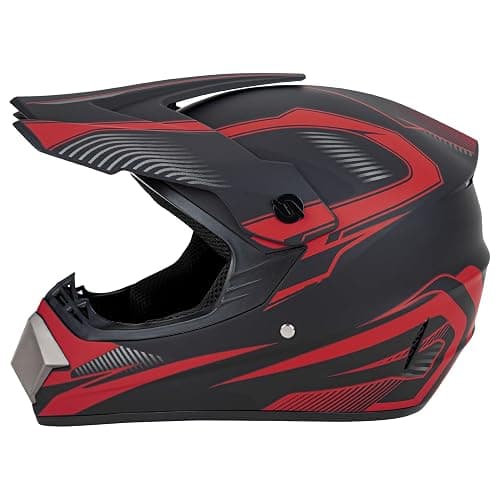 CARTMAN Adult Dirt Bike Helmet, DOT Approved Full Face Motorcycle Helmet, Matte Black and Yellow for Motocross, ATV, Offroad, Dirtbike thumbnail 5