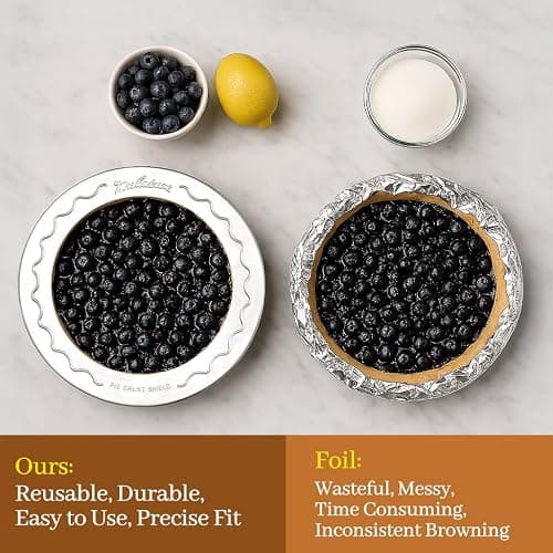 Mrs. Anderson's Baking Pie Crust Protector Shield, Fits 9.5 and 10-Inch Plates, Set of 2 thumbnail 4