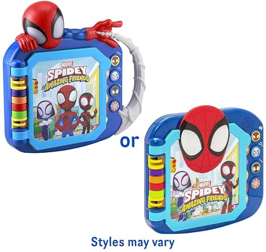 eKids Spidey and His Amazing Friends Book, Toddler Toys with Built-in Preschool Learning Games, Educational Toys for Fans of Spiderman Toys and Gifts (Styles May Vary) thumbnail 4