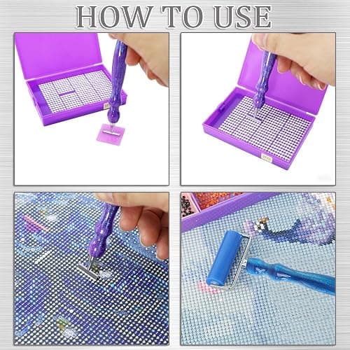 LEIYULY 13PCS Diamond Art Pen, with 1,3,6,9 Stainless Steel Nibs, Ergonomic Diamond Art Pen, 5D Diamond Painting Pens Tools, for Both Beginners and Experienced Diamond Artists thumbnail 5
