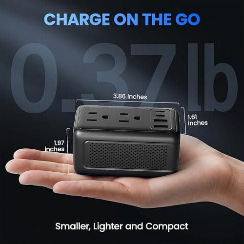 2000W Voltage Converter US to Europe, with 2 USB A and 2 USB C Ports | 220V to 110V Converter for European Travel for Hair Dryer, Travel Adapter Converter Combo thumbnail 3