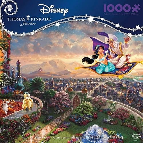 Ceaco - Disney - Thomas Kinkade - Aladdin - 1000 Piece Jigsaw Puzzle thumbnail 3