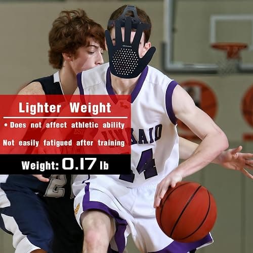 bibahala Headgear Blocking Guards Basketball Defensive Mask 2nd Generation 3D Eye-Blocking Shooting Dribble Mask Guard Shooter Jump Shot Basketball Associates Training Equipment thumbnail 3