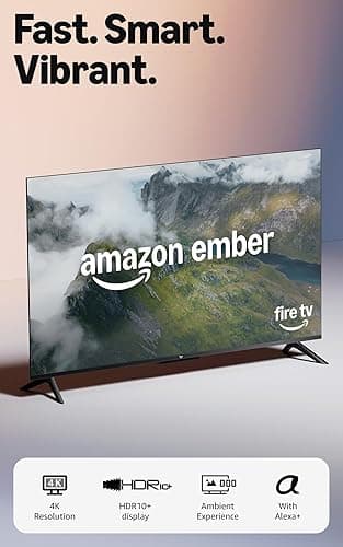 Amazon Ember 50" 4-Series with Fire TV (newest model), 4K Ultra HD smart TV with Alexa Remote, HDR10+, fast processor, Dolby Audio, Ambient Experience, free and live TV, find shows faster with Alexa+ thumbnail 2