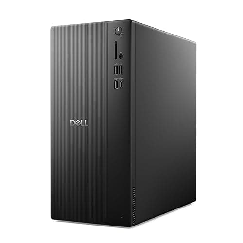Dell Tower Desktop ECT1250 - Intel Core Ultra 7-265 Processor, Intel UHD Graphics, 16GB DDR5 5600MT/s Memory, 1TB M.2 SSD, 3.0 SD Card Reader, Wired Keyboard and Mouse, Basic Onsite Service - Image 1