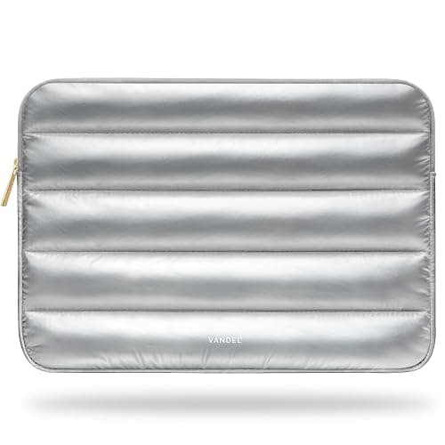 VANDEL - The Original Puffy Laptop Sleeve 13-14 Inch. White Laptop Sleeve for Women. Carrying Case Cover MacBook Pro 14 in, MacBook Air 13 Inch, iPad Pro 12.9, Dell, Asus, HP - Image 1