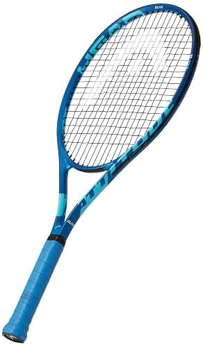 Head Metallix Attitude Elite Blue Tennis Racket - Pre-Strung Adult Tennis Racquet Lightweight - Midplus Headsize for Blend of Power and Control - Image 1