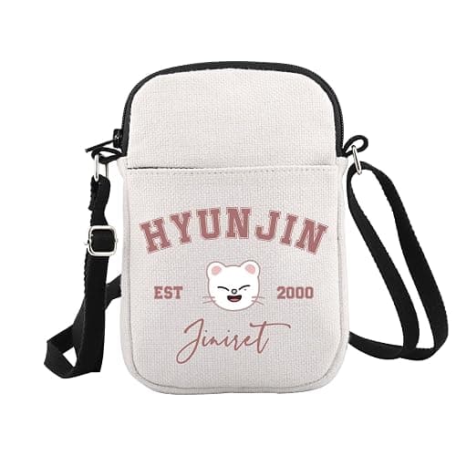WCGXKO Korean Pop Gift Korean Group Merch Boys Group Est 1999 Dwaekki Crossbody Bag for Pop Music Lover - Image 1