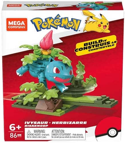 Mega Construx Pokemon Ivysaur 86 Pieces