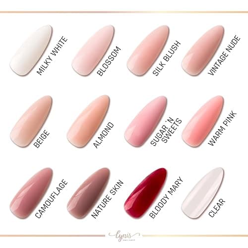 No File Aufbaugel für Gelnägel ALMOND NUDE 15ml für Profis & Anfänger als UV Gel SELBSTGLÄTTEND OHNE FEILEN · für UV & LED geeignet · pinchbar, mittelviskos thumbnail 3