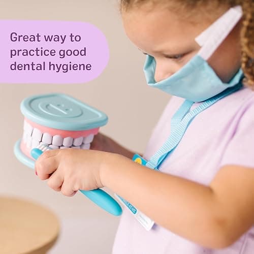 Melissa & Doug Super Smile Dentist Play Set, 25-Piece Dentist Kit with Oversized Teeth, Large Tools & Accessories, Kids Toys for Girls & Boys 3+ thumbnail 8