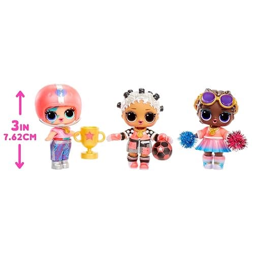 LOL Surprise All Star Sports Vault Collection Tots with Sports-Themed Collectible Doll and 8 Surprises to UNbox Including Matching Accessories – Great Gift for Kids Ages 4+ thumbnail 3