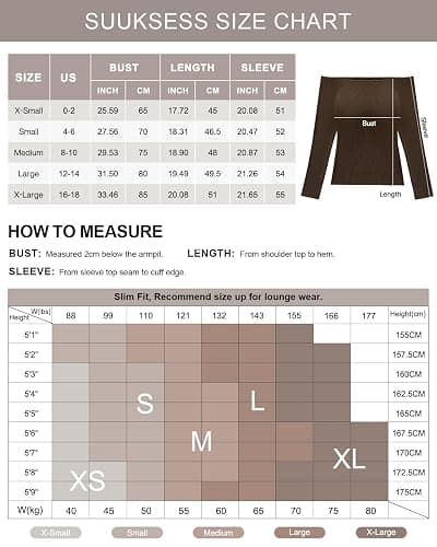 SUUKSESS Women Padded Off The Shoulder Tops Ribbed Long Sleeve Shirts Fall Basic thumbnail 6