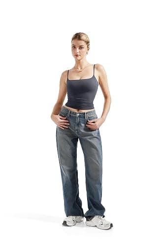 SUUKSESS Women Sexy Square Neck Tank Top Summer Y2K Going Out Basic Cami Shirt thumbnail 4