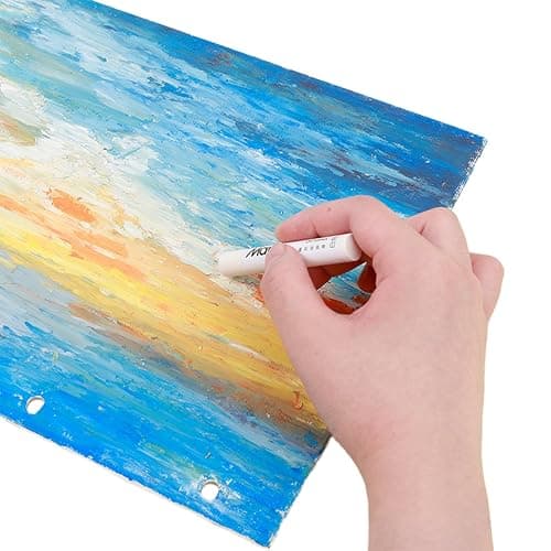 Marie's 48 Colors Oil Pastels with 4 Bonus White Pencils in Tin Box,Vibrant Colors for Smooth Blending & Layering, Oil Pastels for Artists, Students, Teachers & Beginners (10x70mm) thumbnail 6