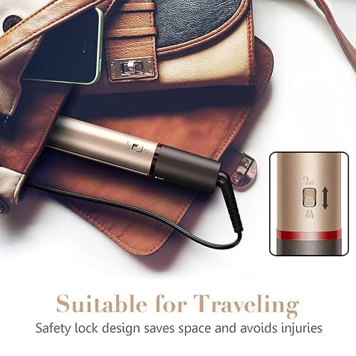 FURIDEN Professional Salon Quality Hair Straightener, Hair Straightener and Curler 2 in 1, Flat Iron Curling Iron in One, Fast Results | Long Lasting thumbnail 5