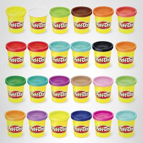 Play-Doh Modeling Compound 24-Pack Case of Colors, Non-Toxic, 3 Oz Cans of Assort. Colors, Back to School Classroom Supplies, Preschool Toys, Ages 2+ (Amazon Exclusive) thumbnail 12