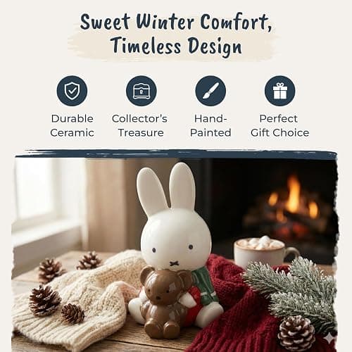 Blue Sky Clayworks Miffy Winter Snuggles Figurine thumbnail 5