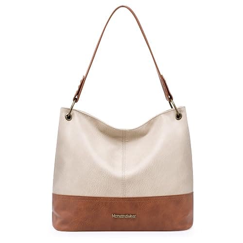 Montana West Purses for Women Hobo Shoulder Handbags with Zipper - Image 1
