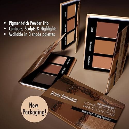 Black Radiance True Complexion Contour Palette, Medium to Dark, 0.38 Ounce thumbnail 2