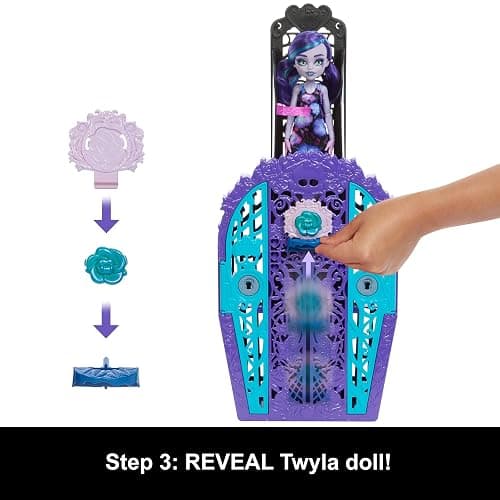 Monster High Skulltimate Secrets Doll & Accessories Set, Garden Mysteries Twyla with Reveal Closet & 19+ Tea Party Surprises like Clothes, HYT74 thumbnail 6