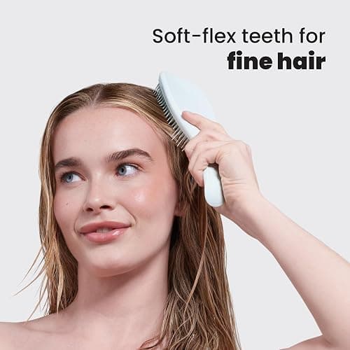 Tangle Teezer Fine & Fragile Ultimate Detangler Brush, Dry & Wet Hair Brush to Detangle & Reduce Breakage, Large, Seafoam Blue thumbnail 5