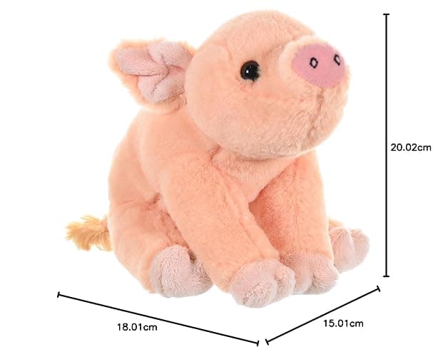 Wild Republic 16998 Pig Baby Plush, Stuffed Animal, Plush Toy, Gifts for Kids, Cuddlekins 8 Inches thumbnail 2