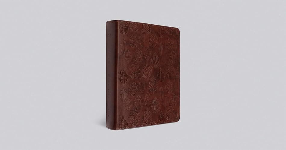 ESV Single Column Journaling Bible (TruTone, Chestnut, Leaves Design): Holy Bible, English Standard Version thumbnail 6