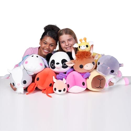Hug-A-Lumps Hippo Harley by ZURU, Medium, 3.3 lbs, Cuddly Squishy Weighted Plush, Sleeping Pillow Plush, Stuffed Animal (Hippo) thumbnail 7