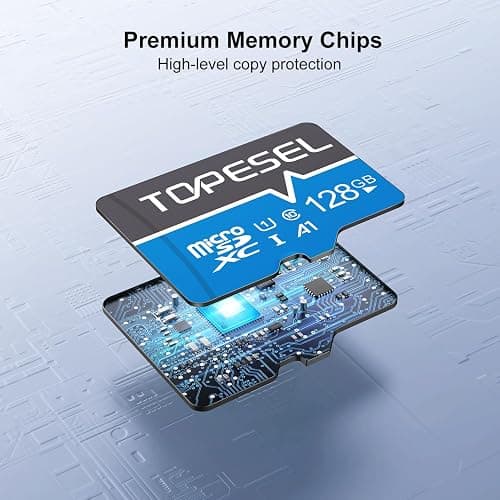 TOPESEL 128GB Micro SD Card 2 Pack Memory Cards UHS-I TF Card Class 10 for Camera/Phone/Galaxy/Drone/Dash Cam/GOPRO/Tablet/PC/Computer (2 Pack U1 128GB) thumbnail 6