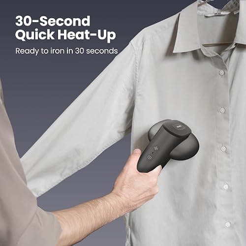 Neakasa Magic 1 Vacuum Steamer, Handheld Travel Garment Steamer for Clothes, 2300Pa Suction for Clothes Grips, Steamer Iron 2 In 1, For 110-120V Use (Grey) thumbnail 7