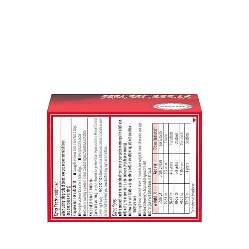 Children's Tylenol Chewables, 160 mg Acetaminophen, Grape, 24 ct | Pain Reliever & Fever Reducer, Cold + Flu Symptoms, Headache, Sore Throat & Toothache thumbnail 9