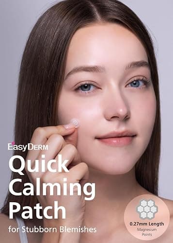 DWEasyDerm Quick Calming Magnesium Patches(20 patches) with Cica Ampoule - Intensive Care, Pimple patches, Hydrocolloid Band, Zits Spot care Overnight Home Care 2-8 hours, New boxs types thumbnail 3