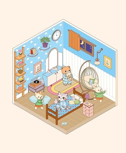 Ma petite soirée pyjama - Cute 'n' cosy stickers thumbnail 3