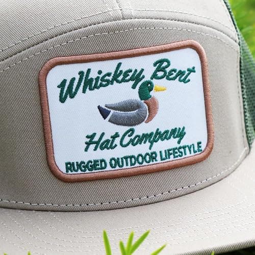 WHISKEY BENT HAT CO. Green Head Adjustable Snapback Outdoor Lifestyle Duck Hat thumbnail 3